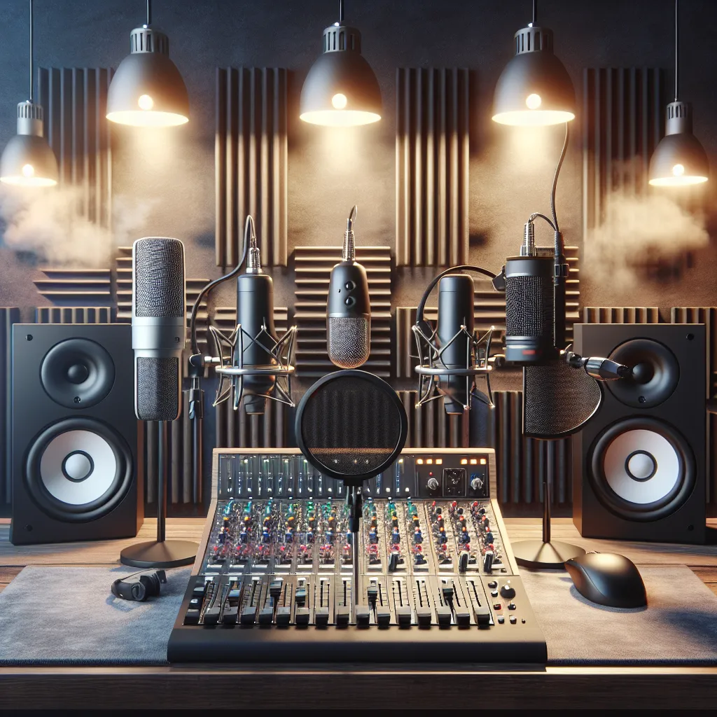 Wyposażenie niezbędne do nagrywania dźwięku w domowym studio muzycznym
